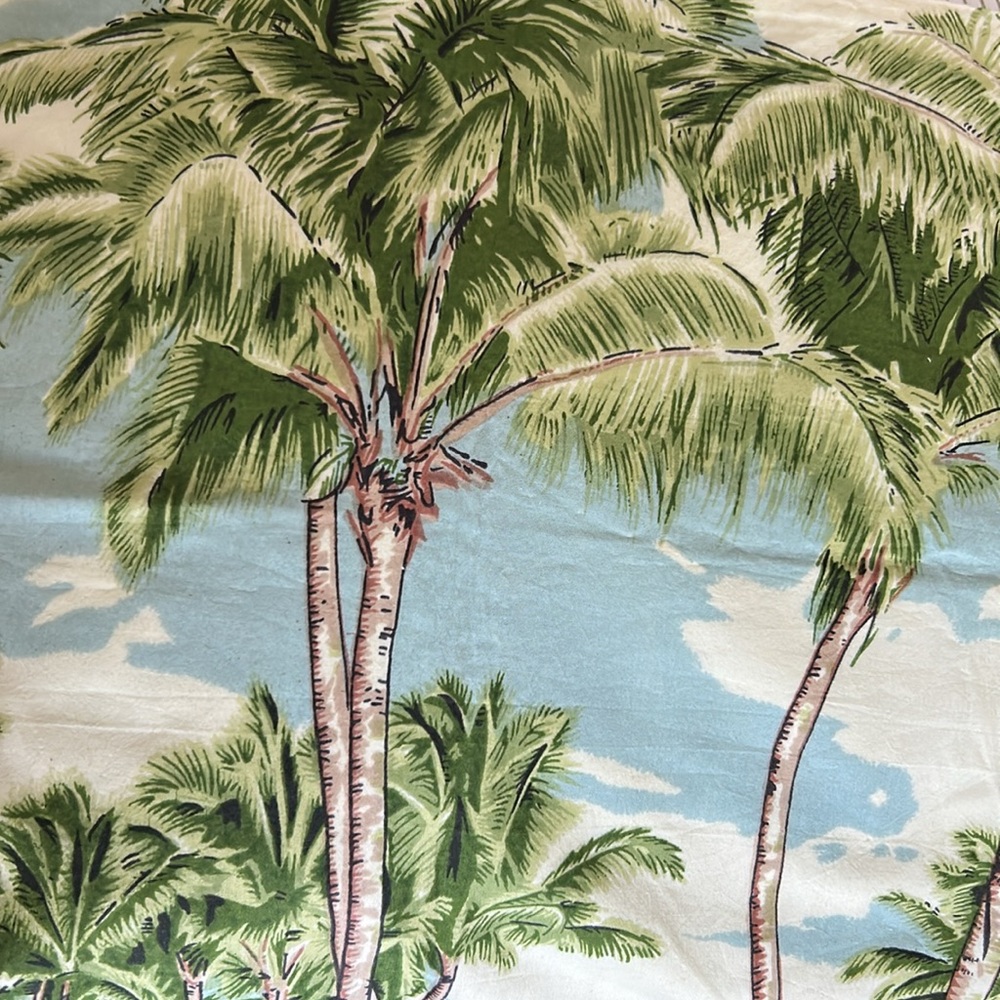 New Pottery Barn Pillow Cover Palm Trees 16 x 26